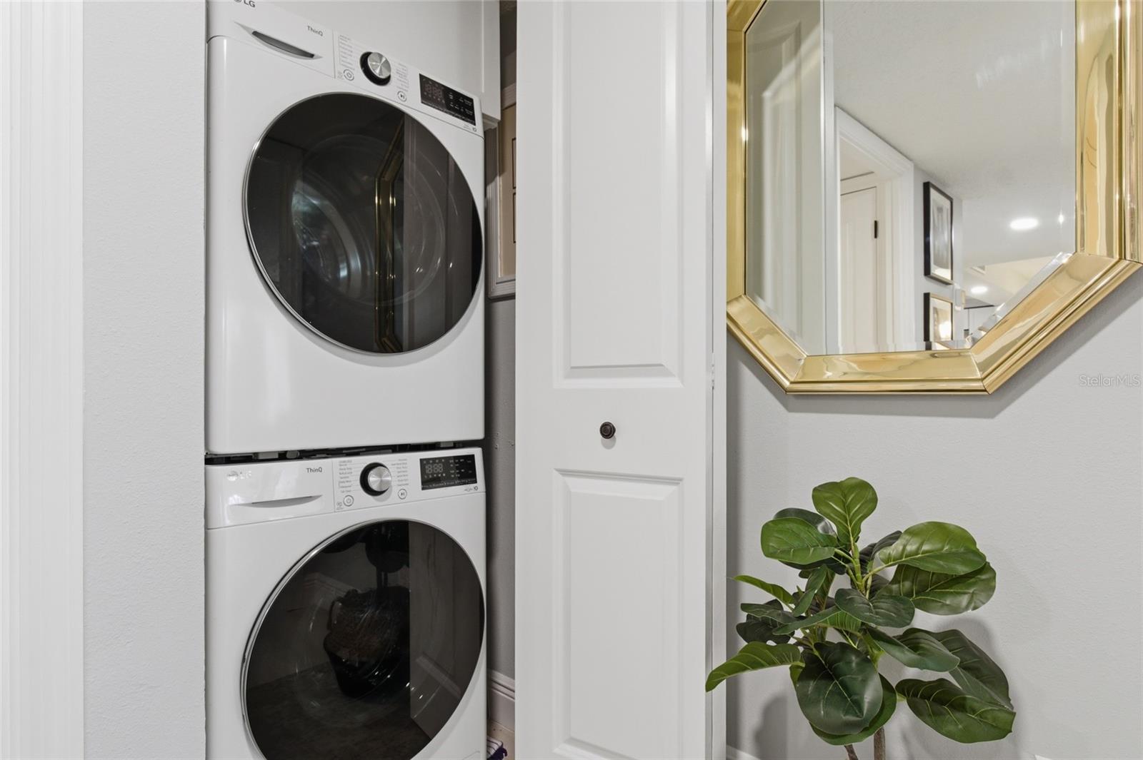 Hall Laundry with VENTLESS Washer Dryer
