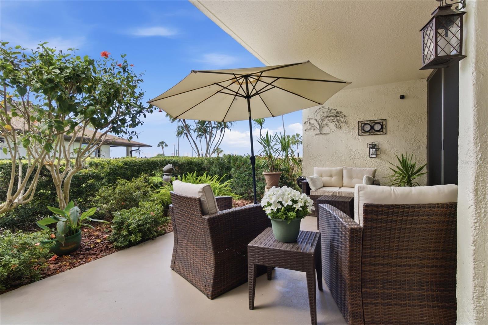 Oversized Patio/Lanai with Water Views and endless sunsets!