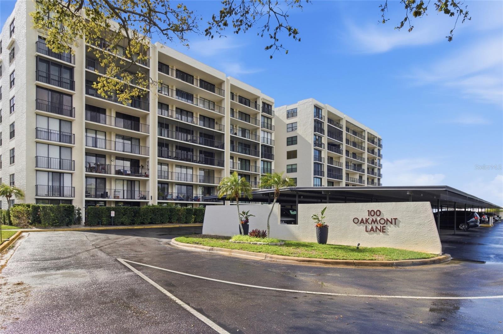 Front Entrance with Carports