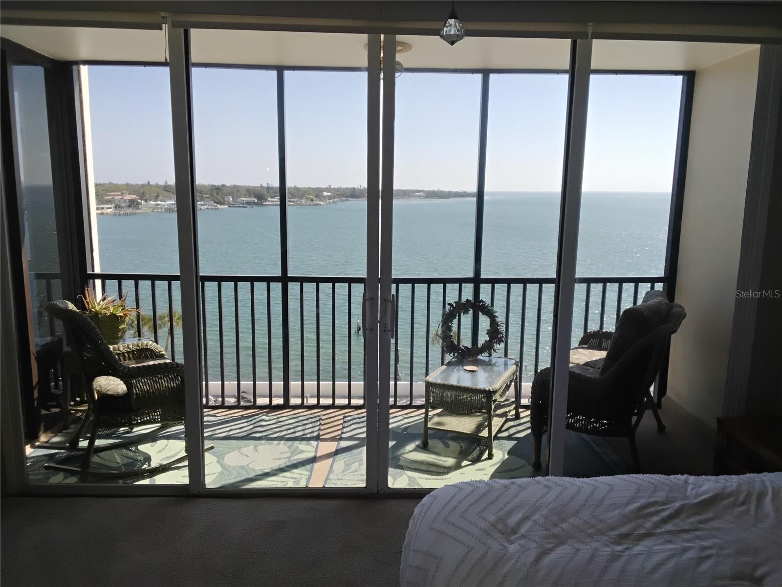 Primary Private screened balcony