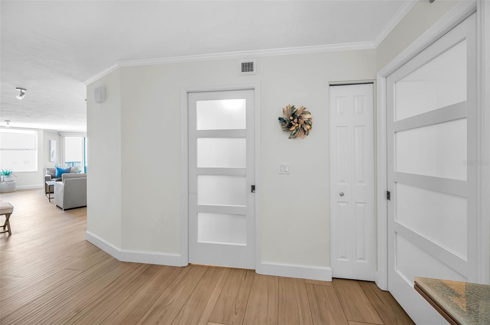 Large, welcoming entry