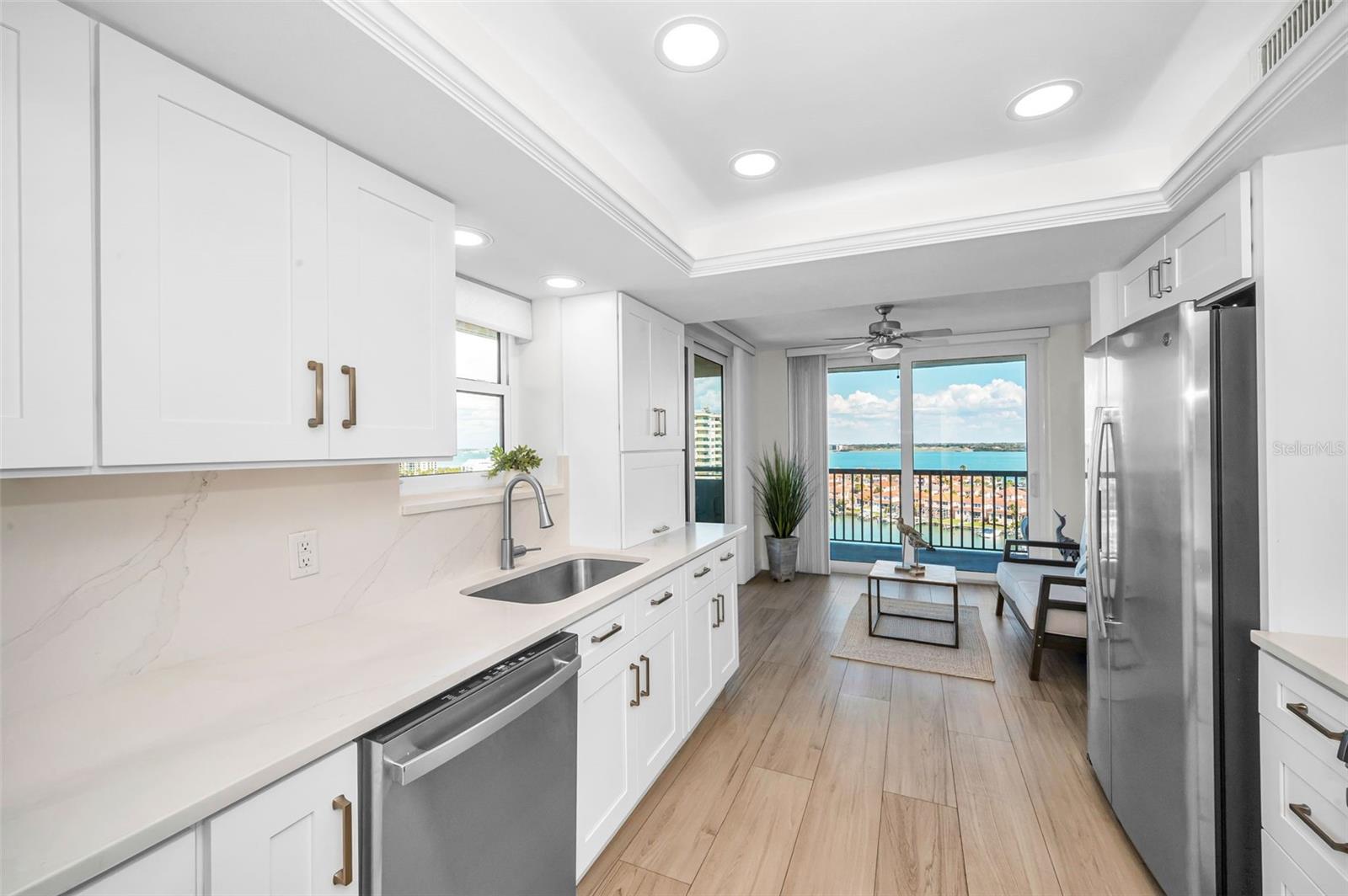 Fully renovated modern-seaside, coastal inspired kitchen