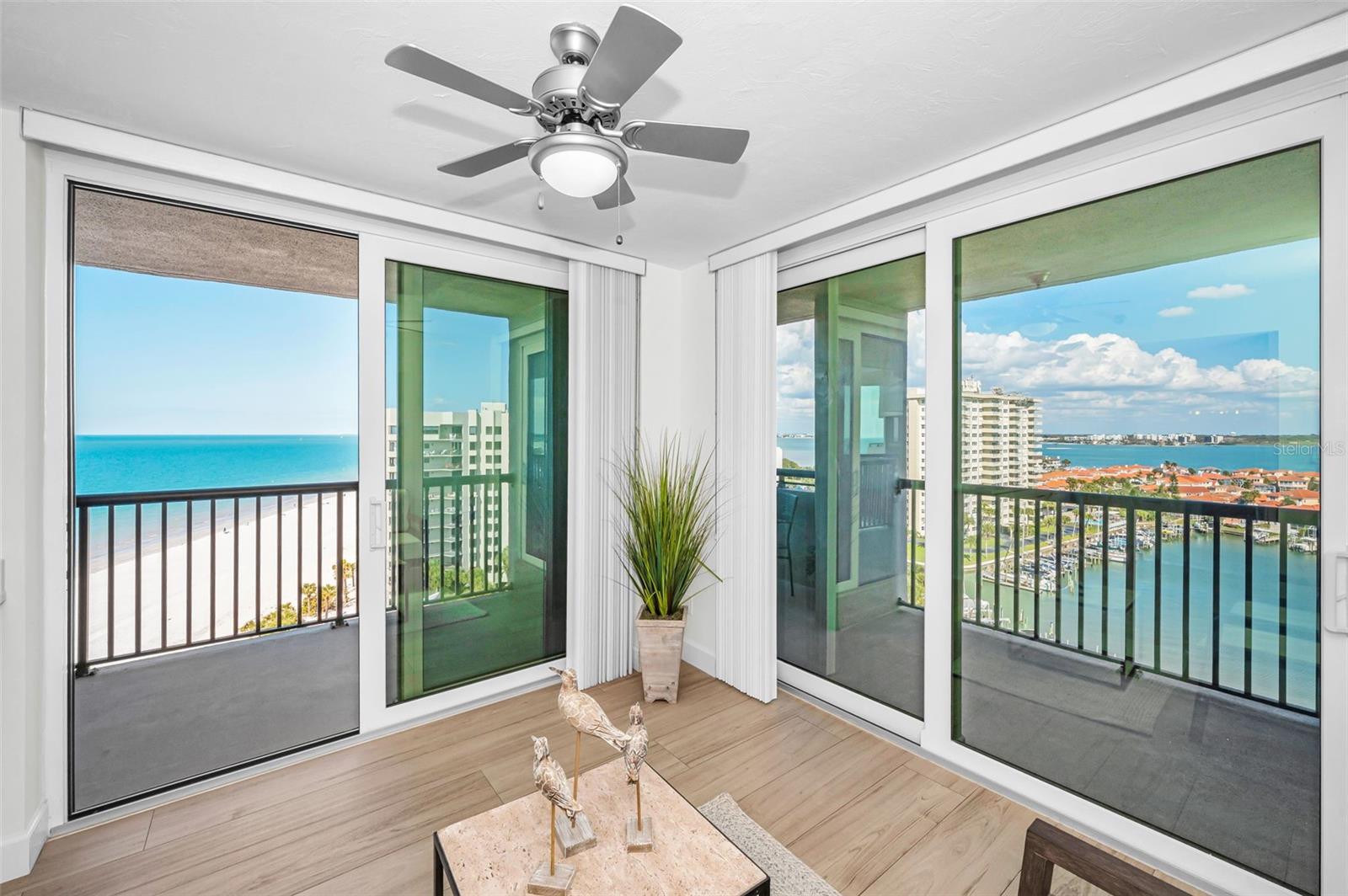 Relax and enjoy the views from the versatile sunroom / Breakfast area