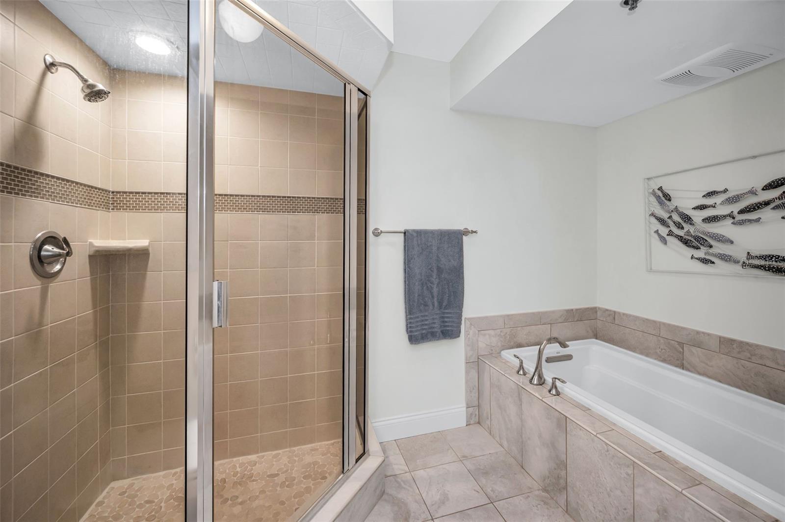 Spa-like Tub & Shower