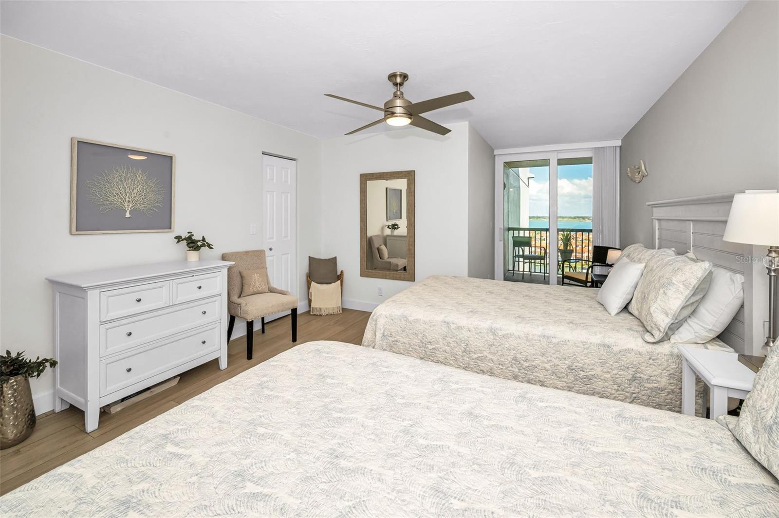 Second bedroom conveniently positioned just off the entry with private entry