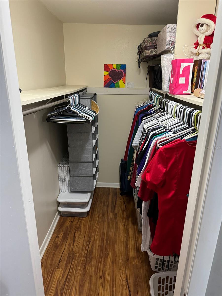 Large walk-in closet