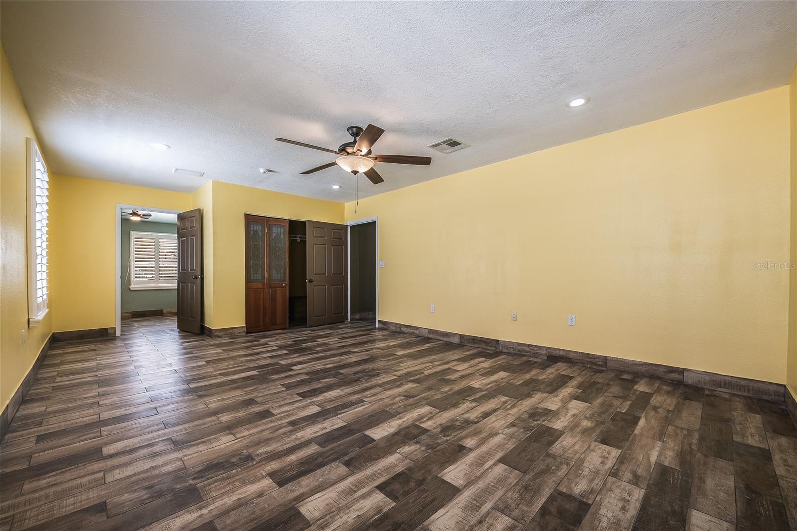 Large Master Bedroom with separate exterior door
