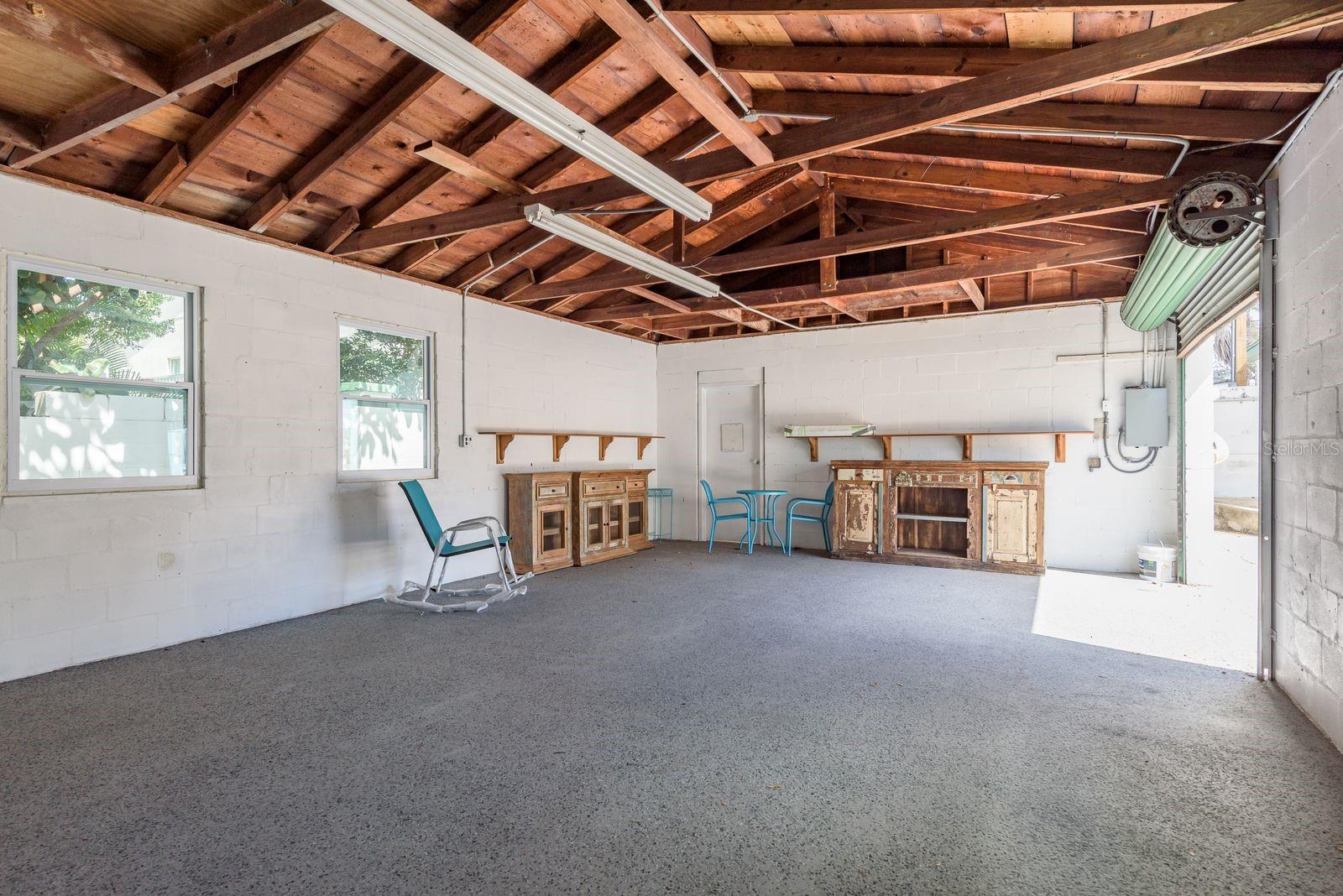 Right side of the large garage/storage area