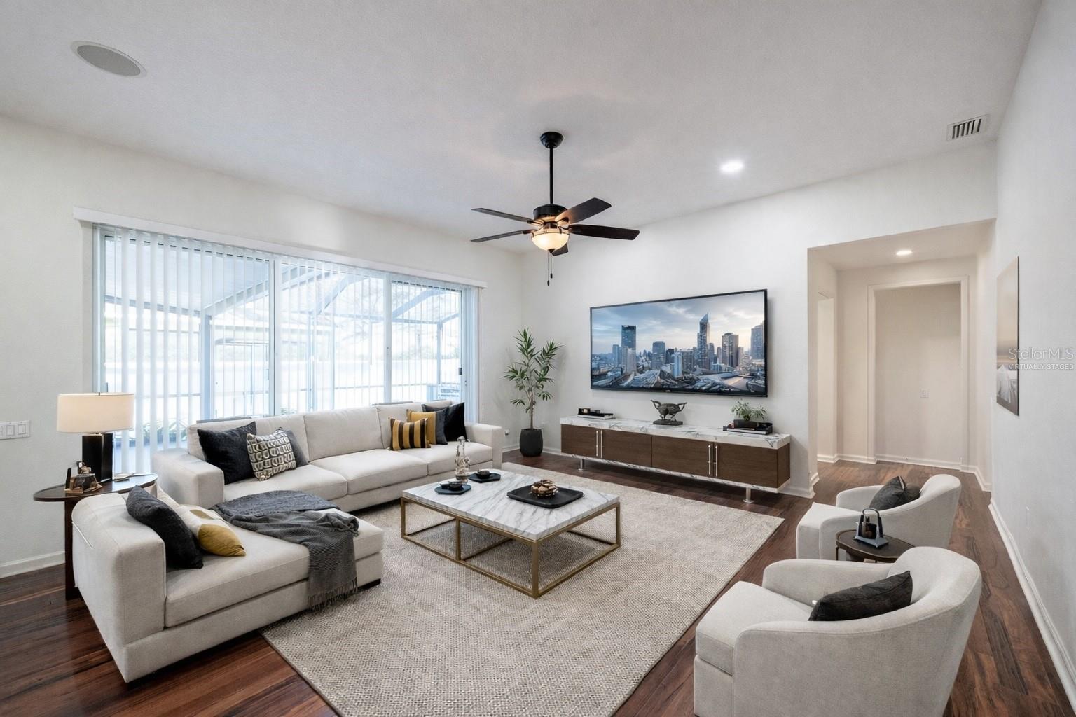 Virtually Staged Great Room