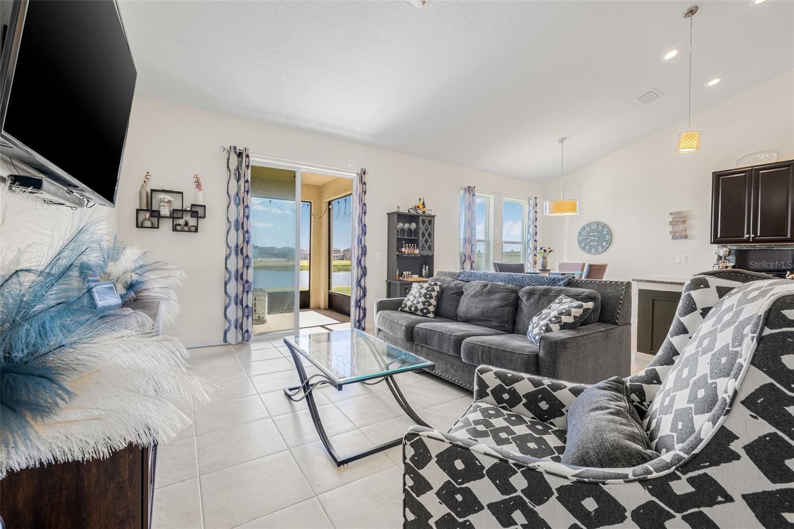 Open Concept Living Space with Soaring Ceilings