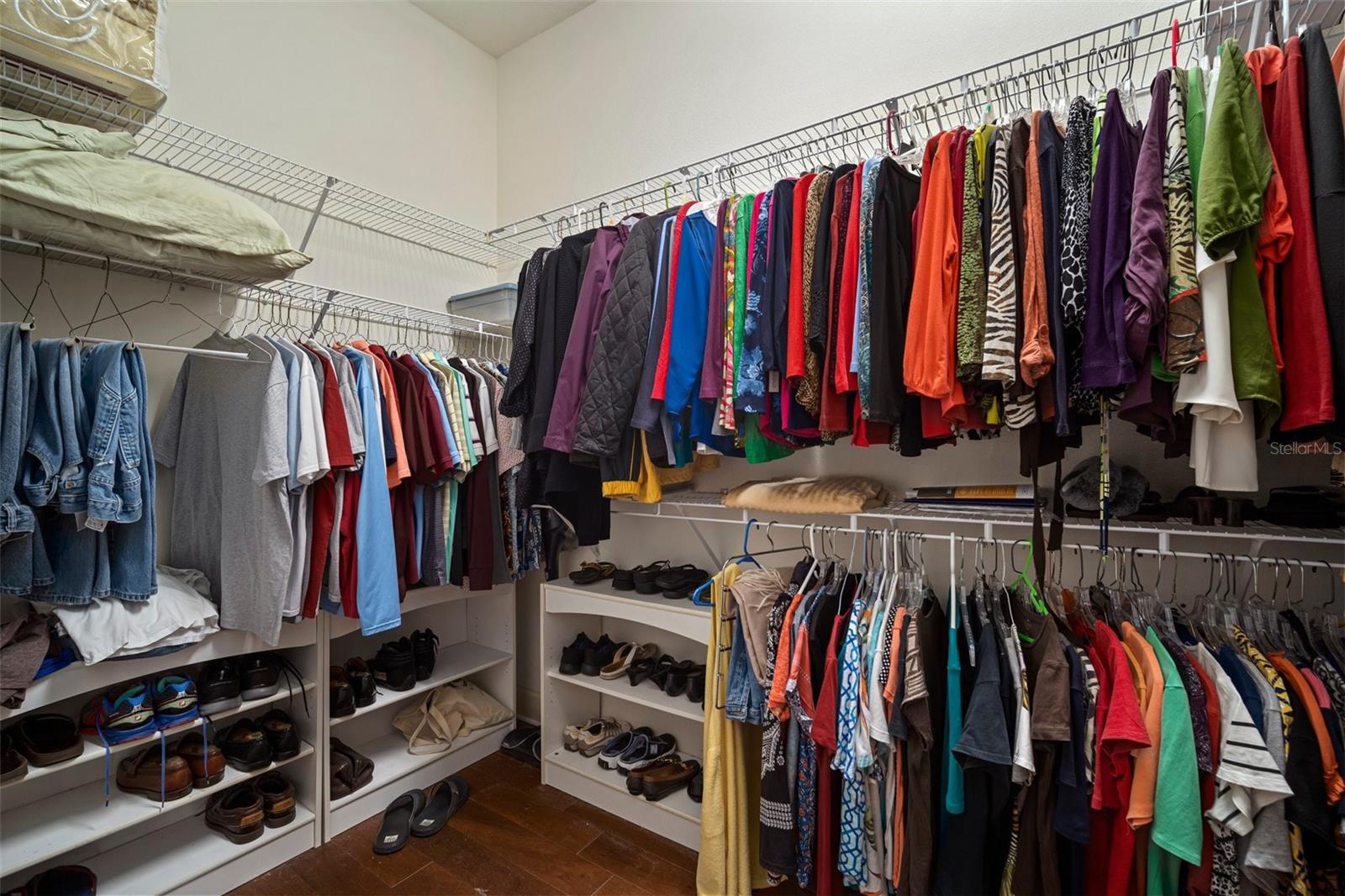 Primary walk-in closet
