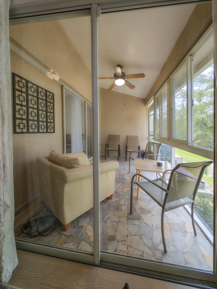 Enclosed porch with all weather windows