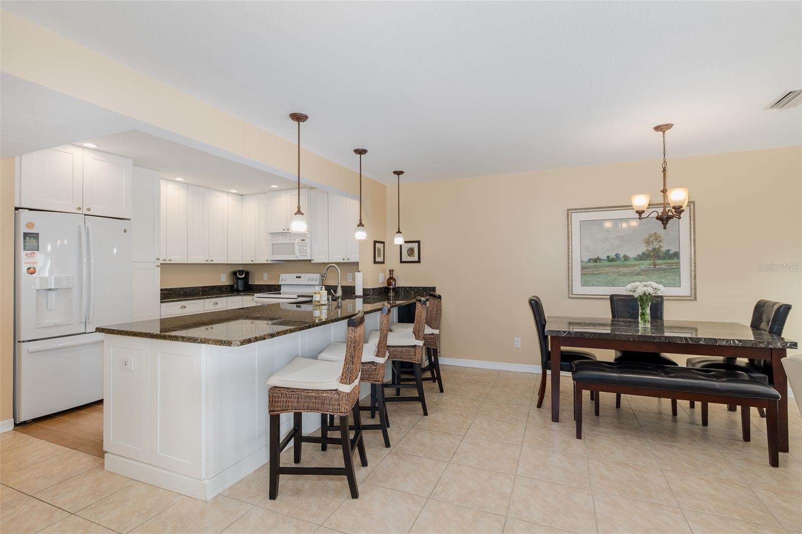 Kitchen and dining room