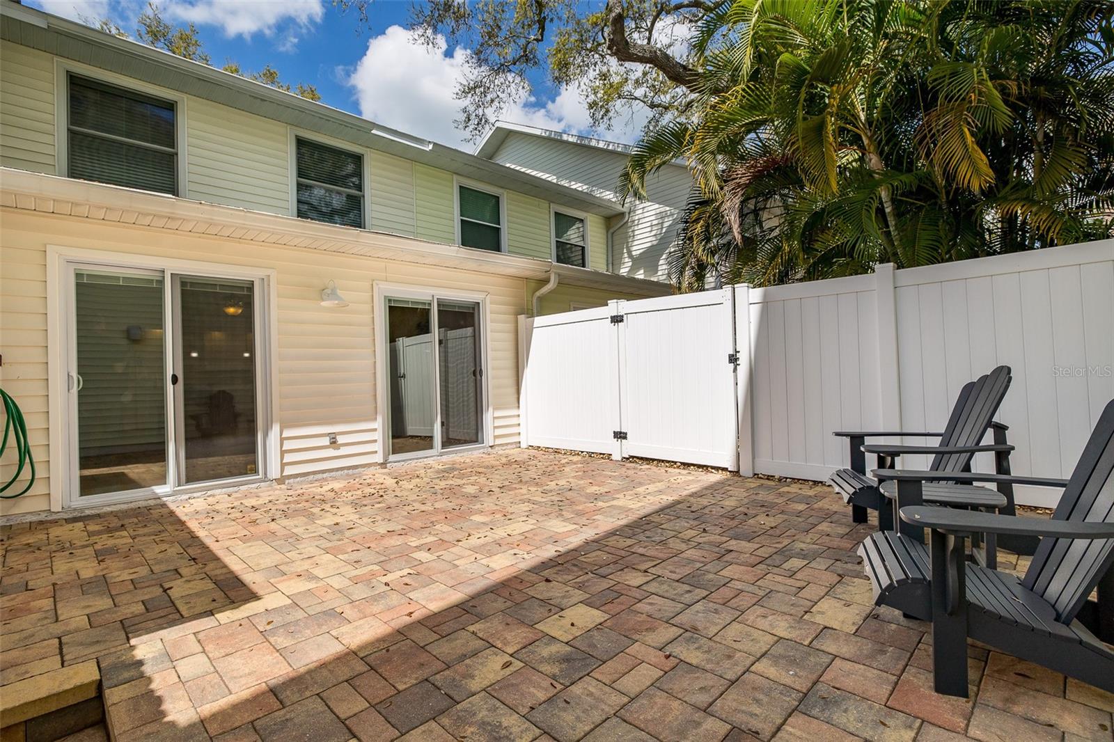 Private lanai off the back of the home