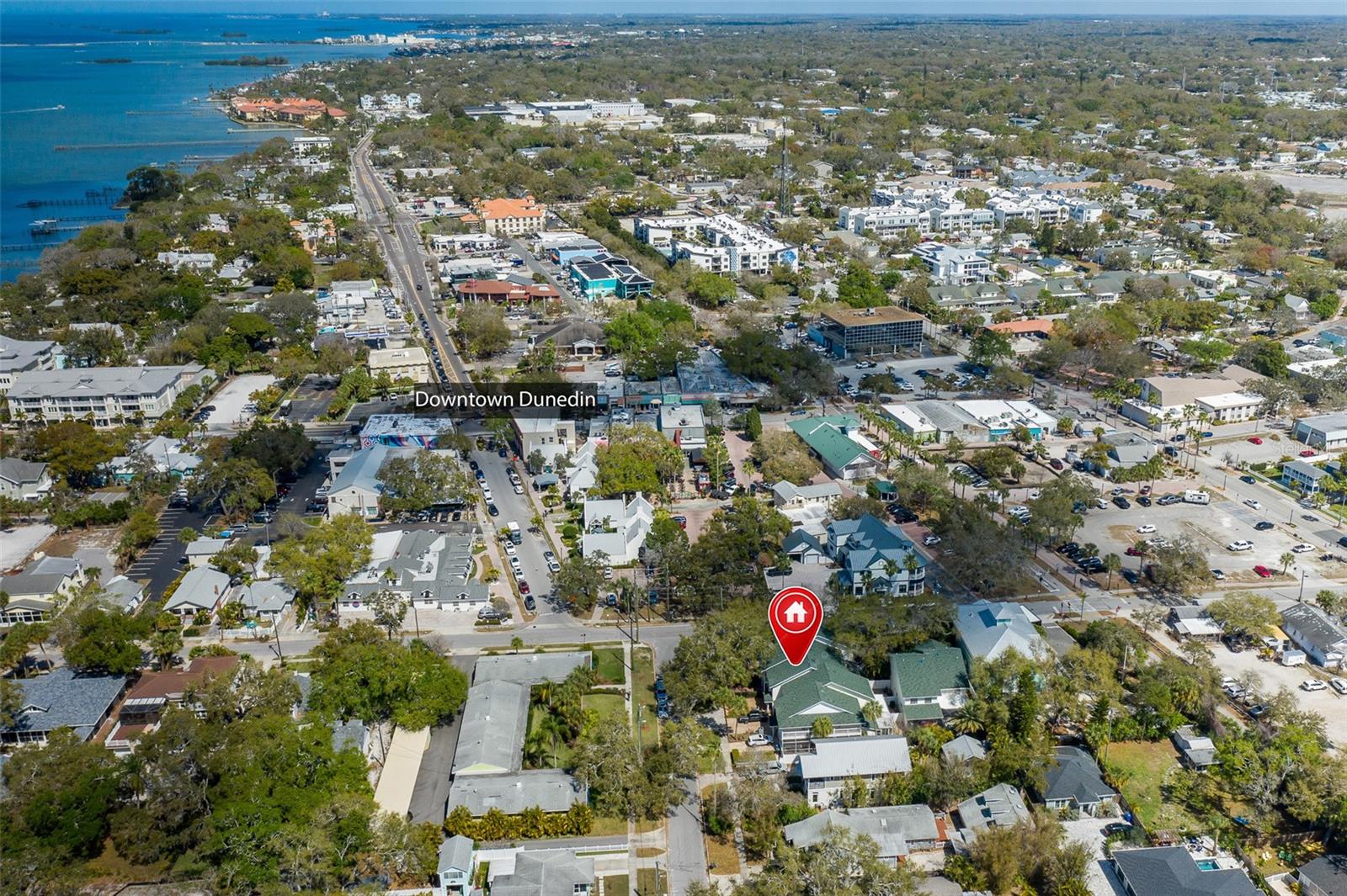 Proximity of home to Downtown Dunedin