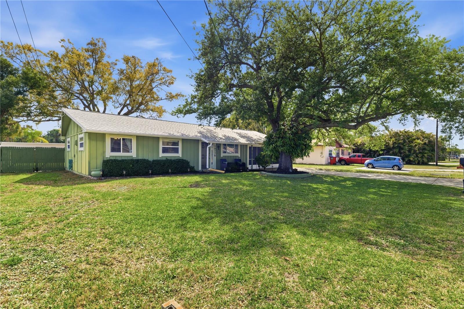 The grass is usually lush green, with fully functioning well irrigation system