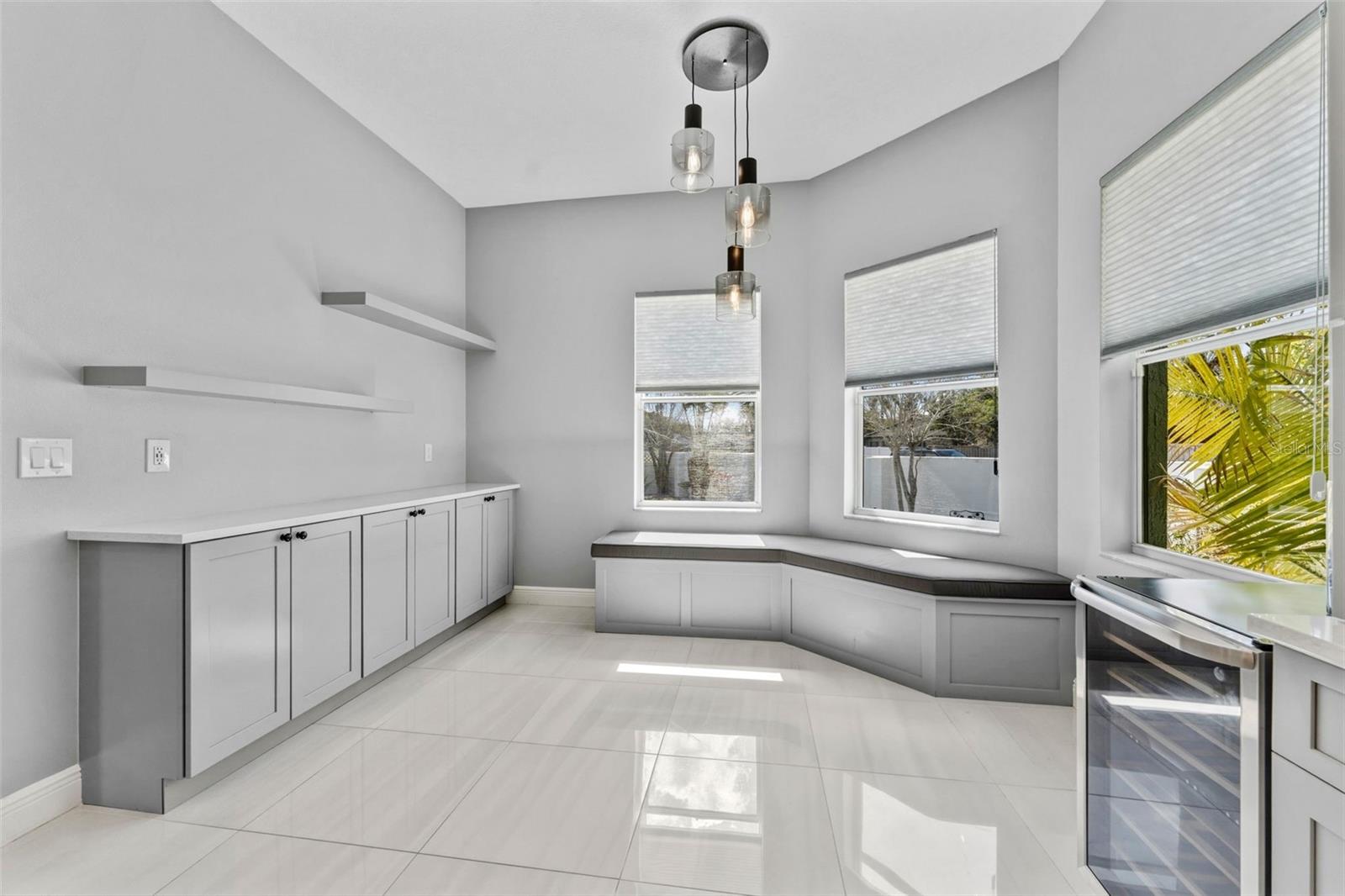 Eat-In Kitchen Area with Coffee Bar