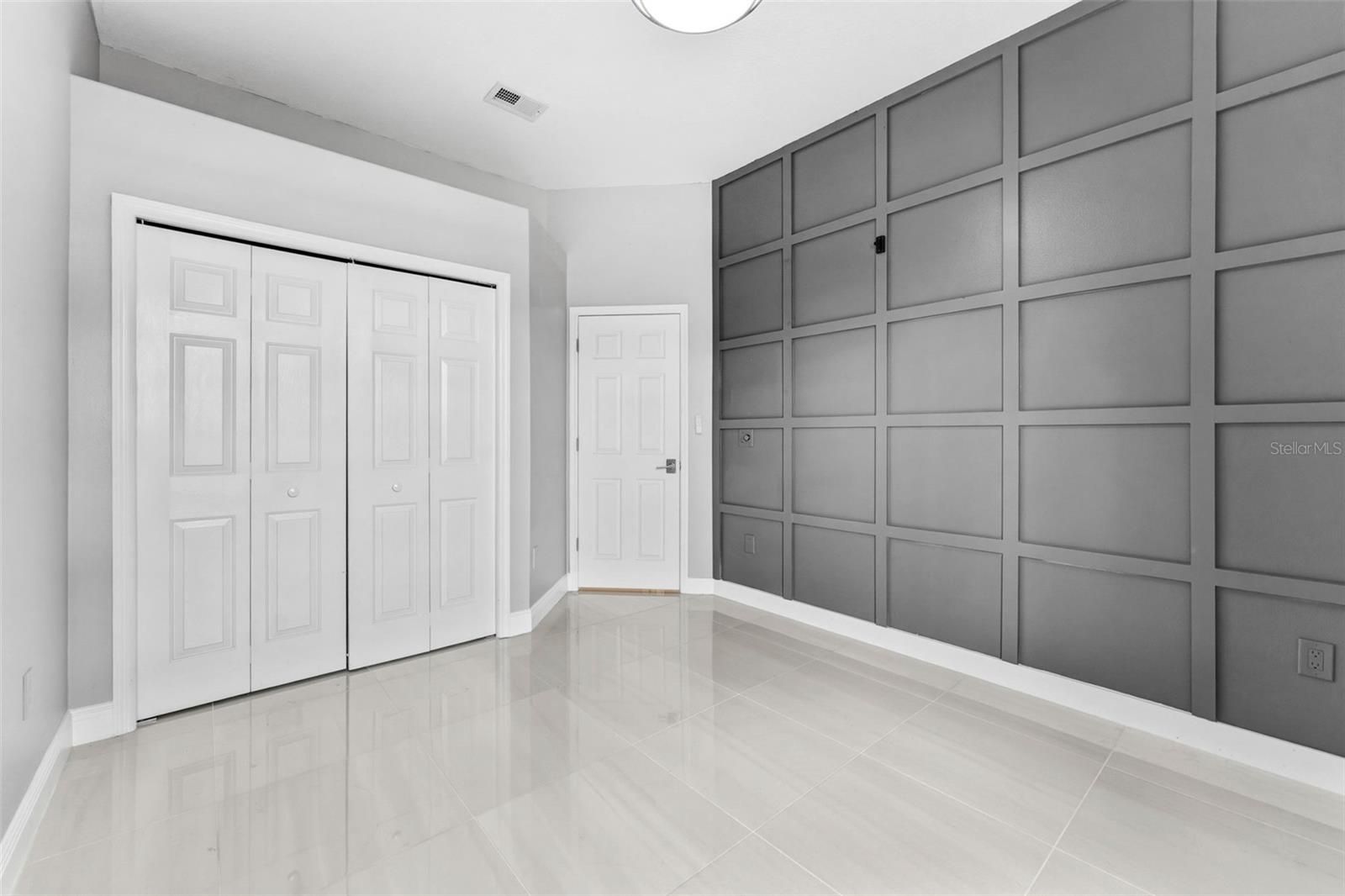 Bedroom #2 with Acent Wall