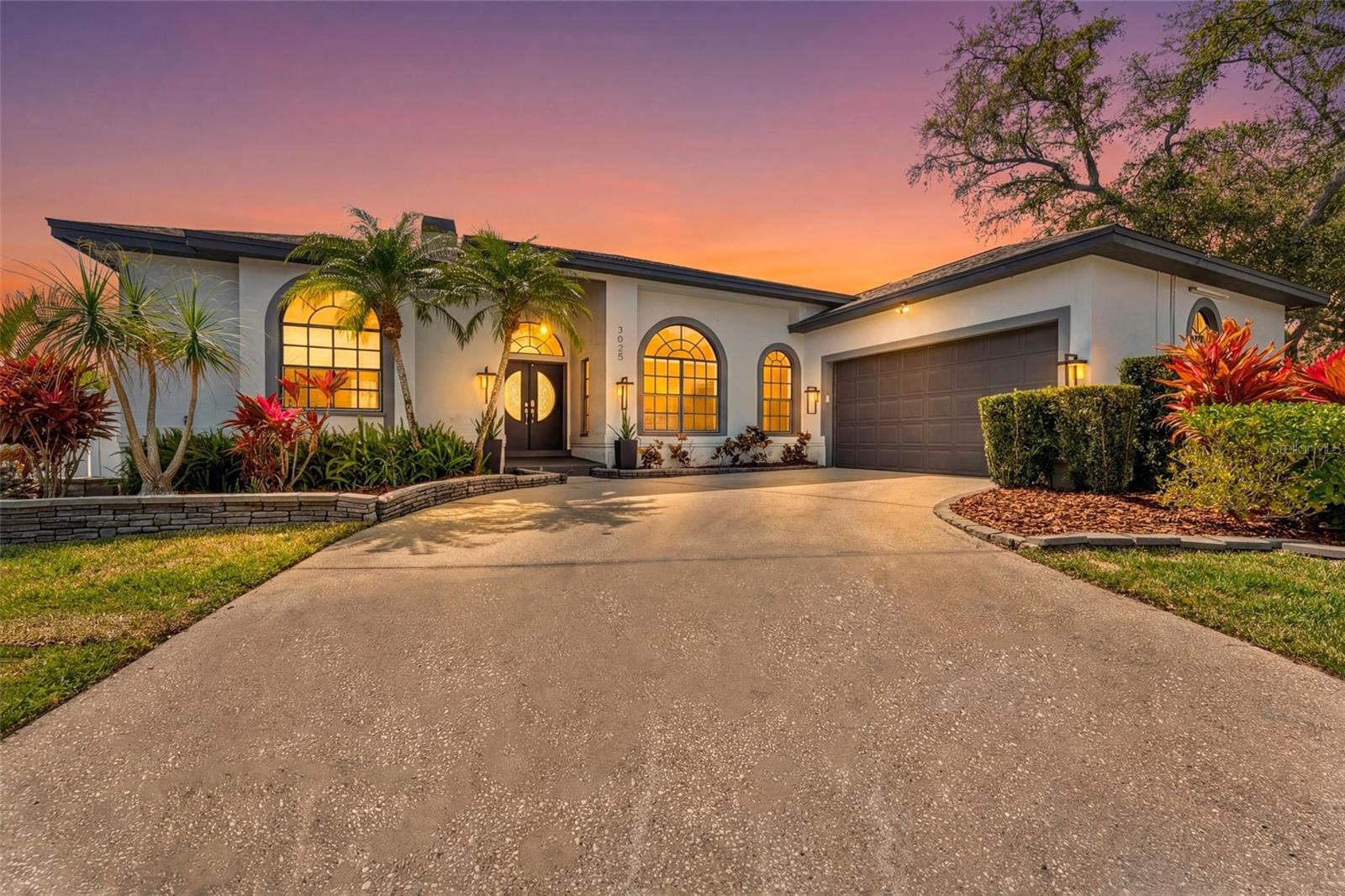 Front Exterior at Sunset