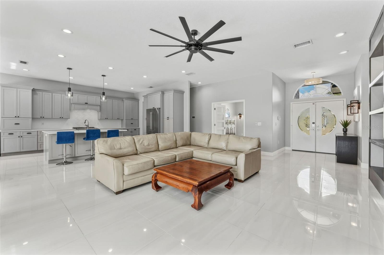 Spacious Family Room with Natural Light