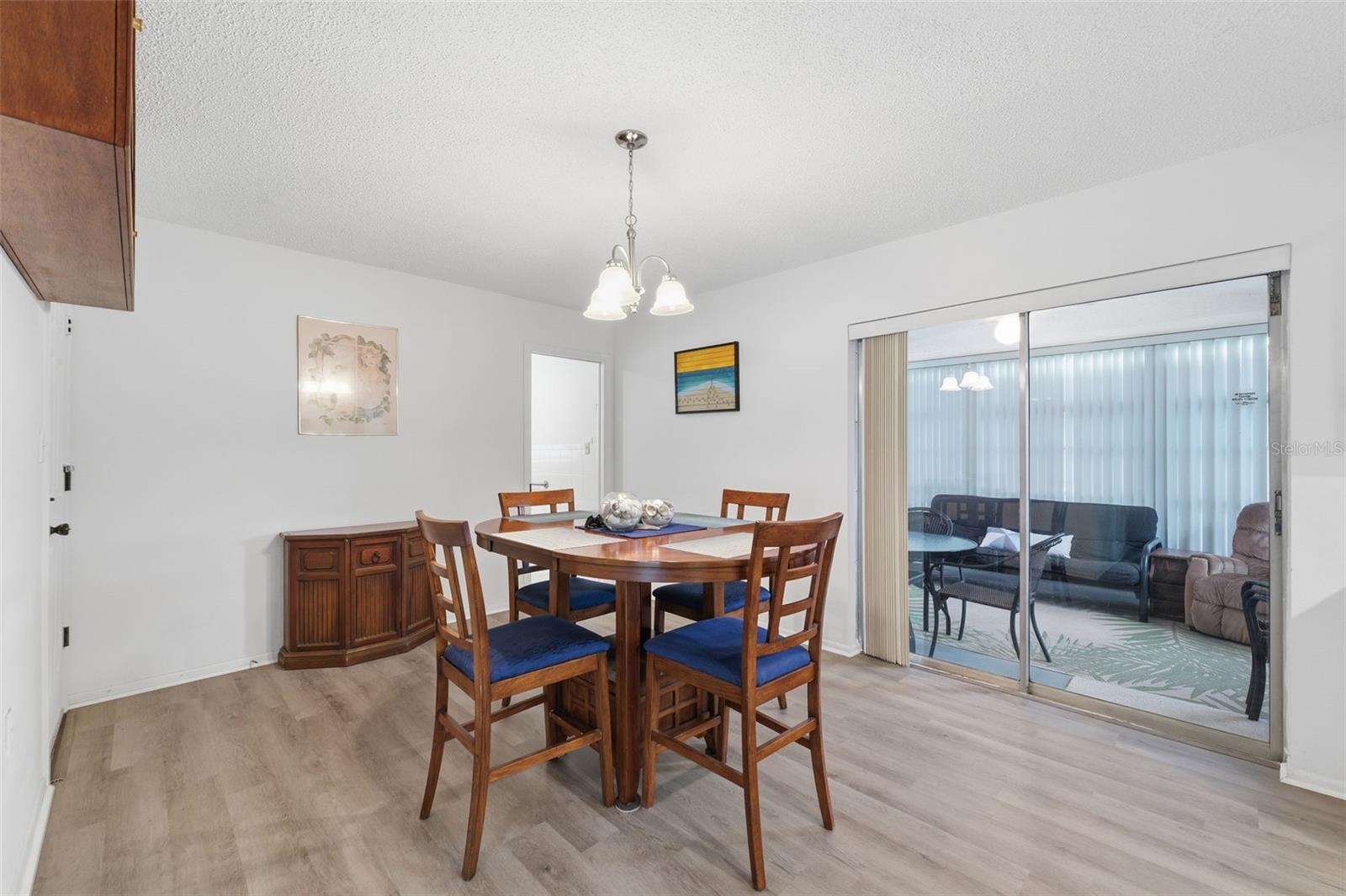 Dining area from kitchen