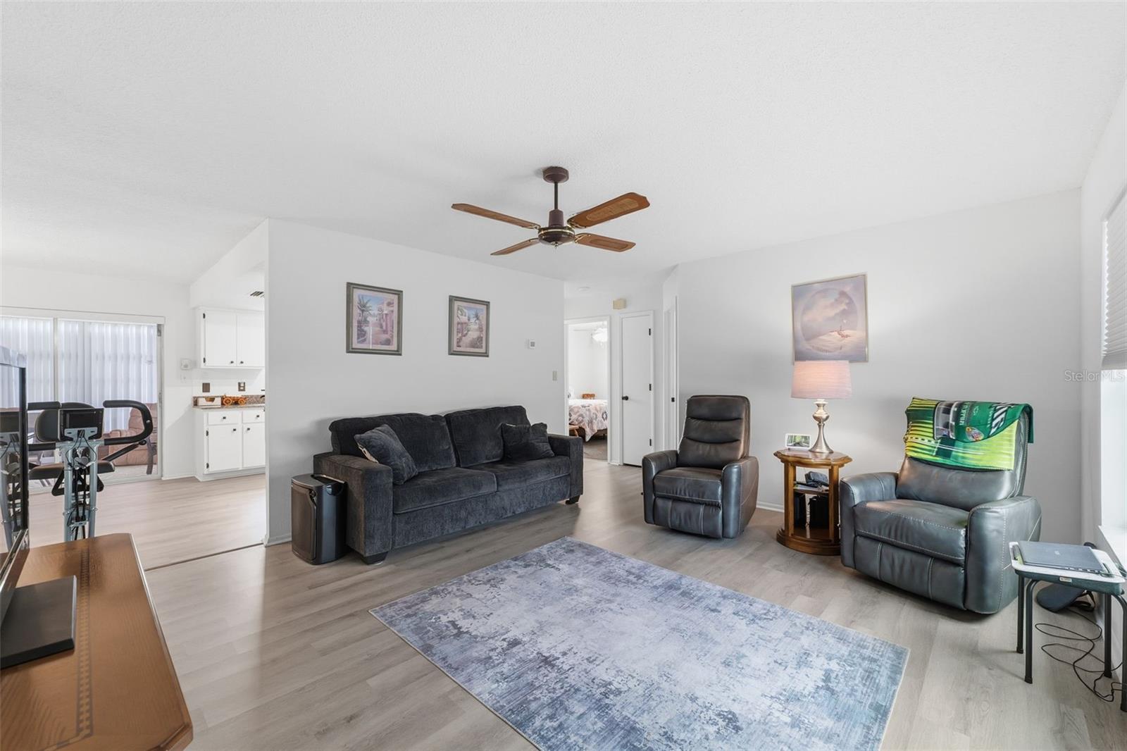 Living room from front door