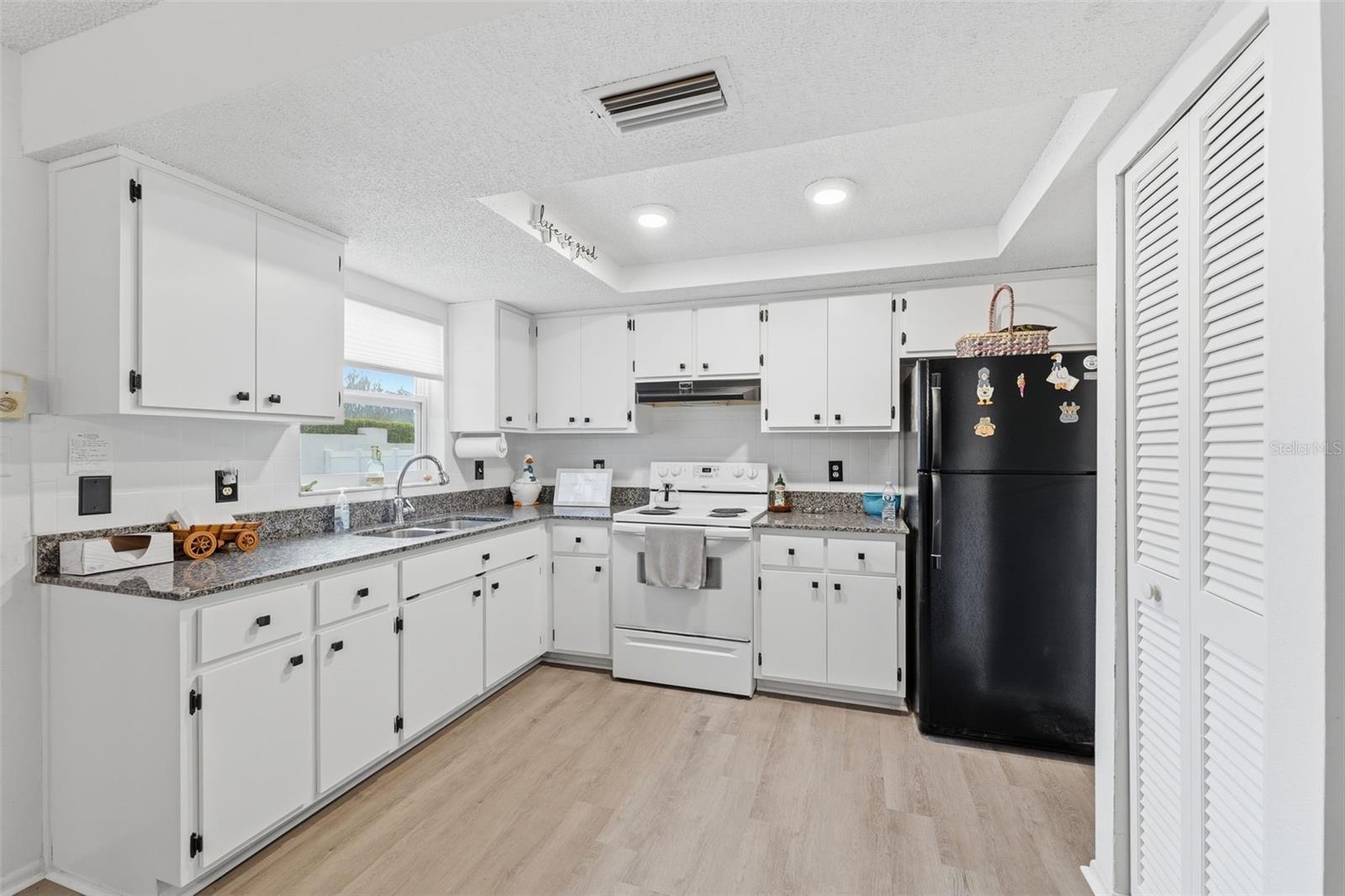 Kitchen from dining area