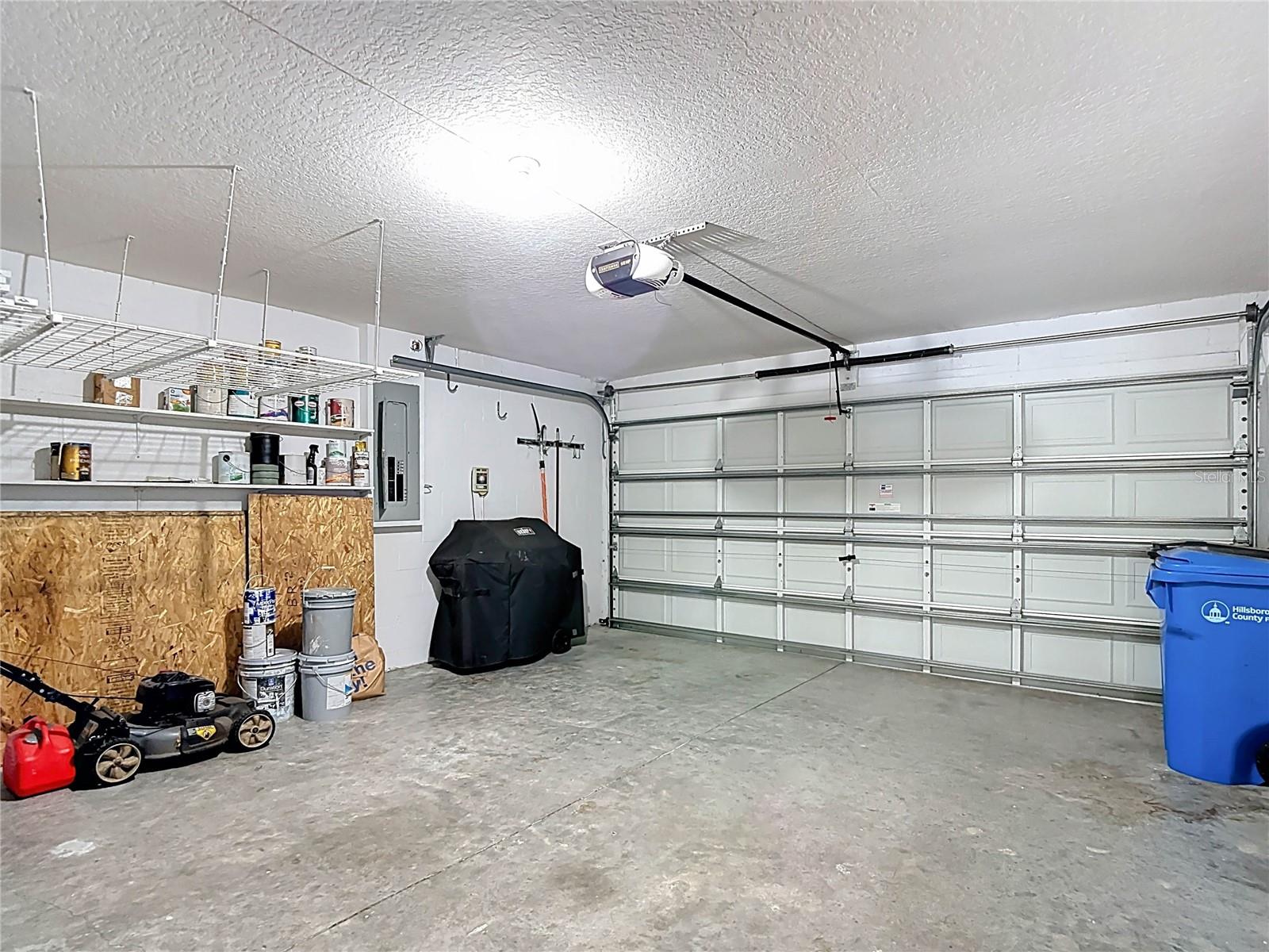 Spacious 2 car garage