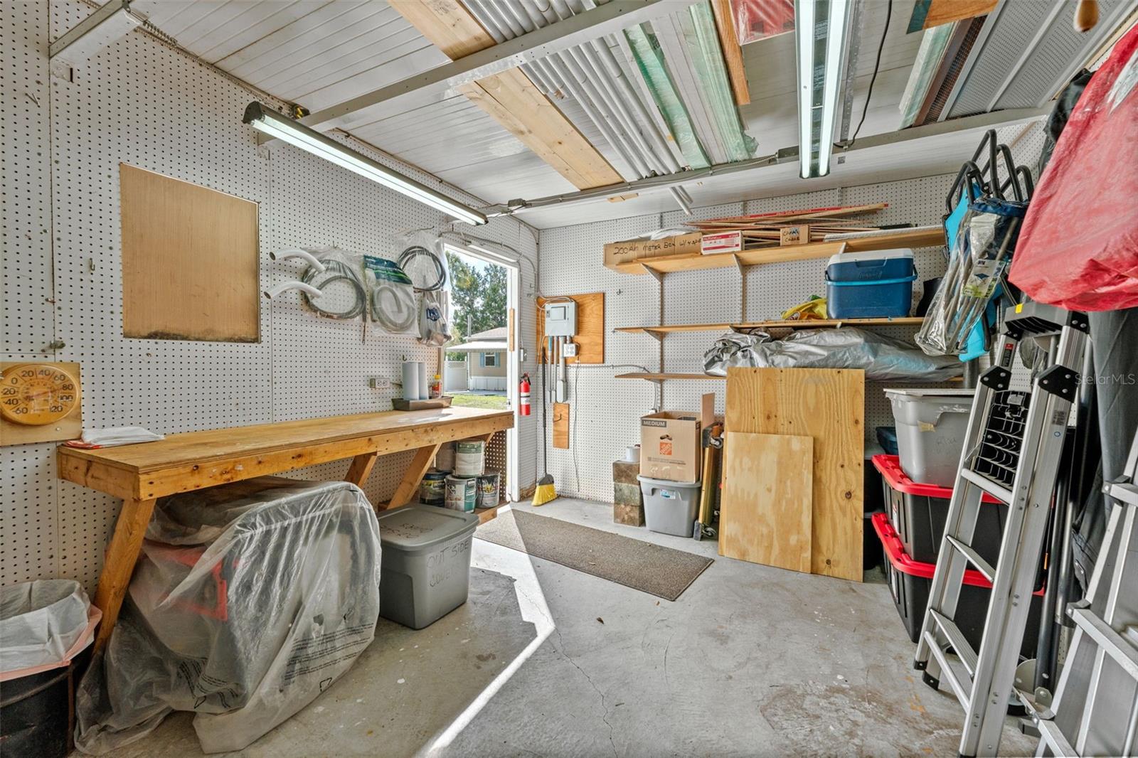 Interior of Storage Shed