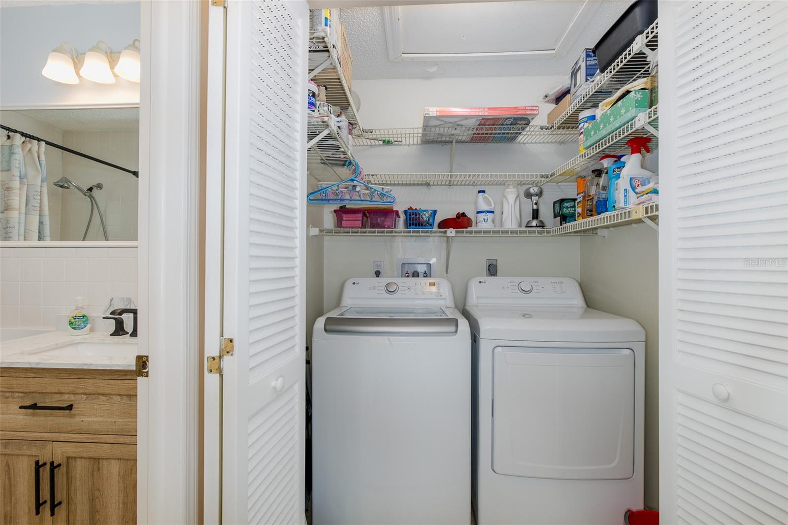 Laundry closet