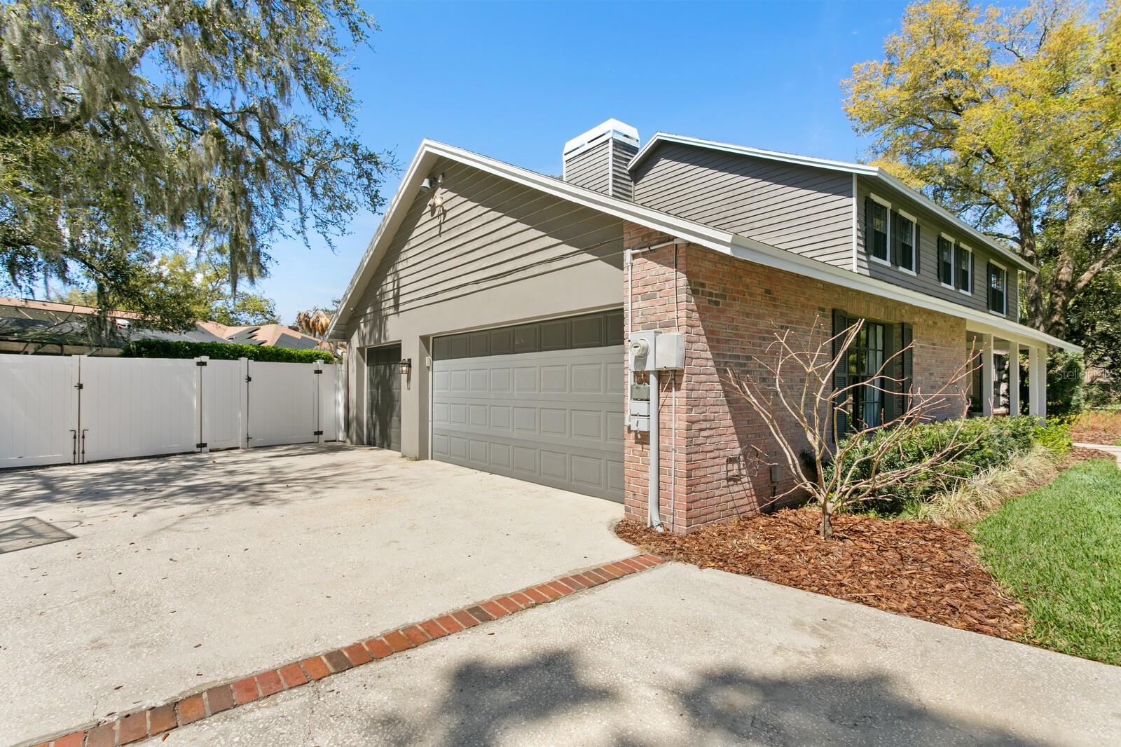 3 Car Side Entry Garage