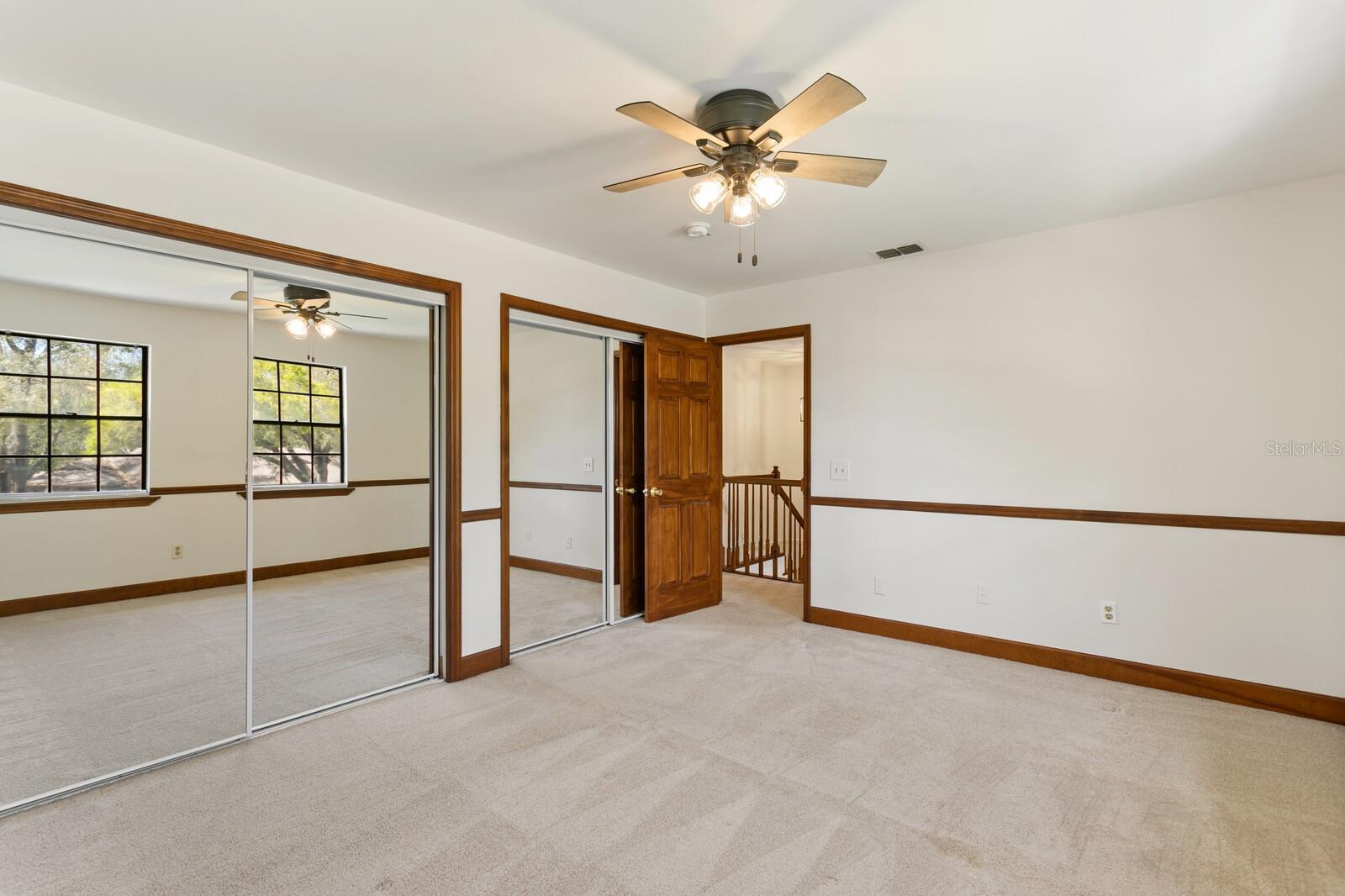 Bedroom 2 with 2 Closets