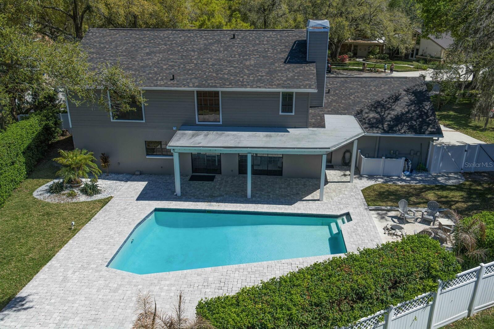 Brick Paved Patio And lots of yard space