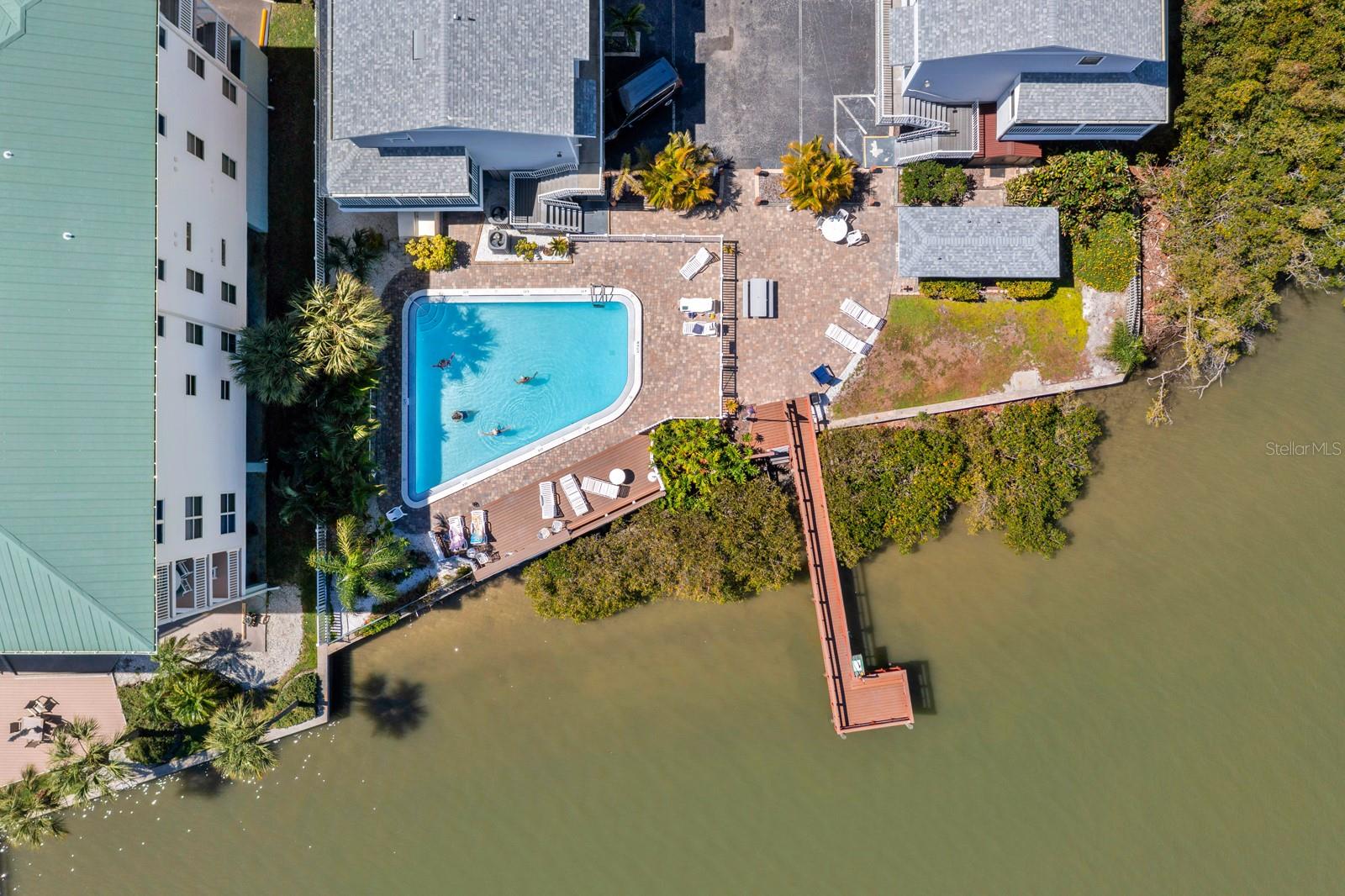 pool and fishing pier