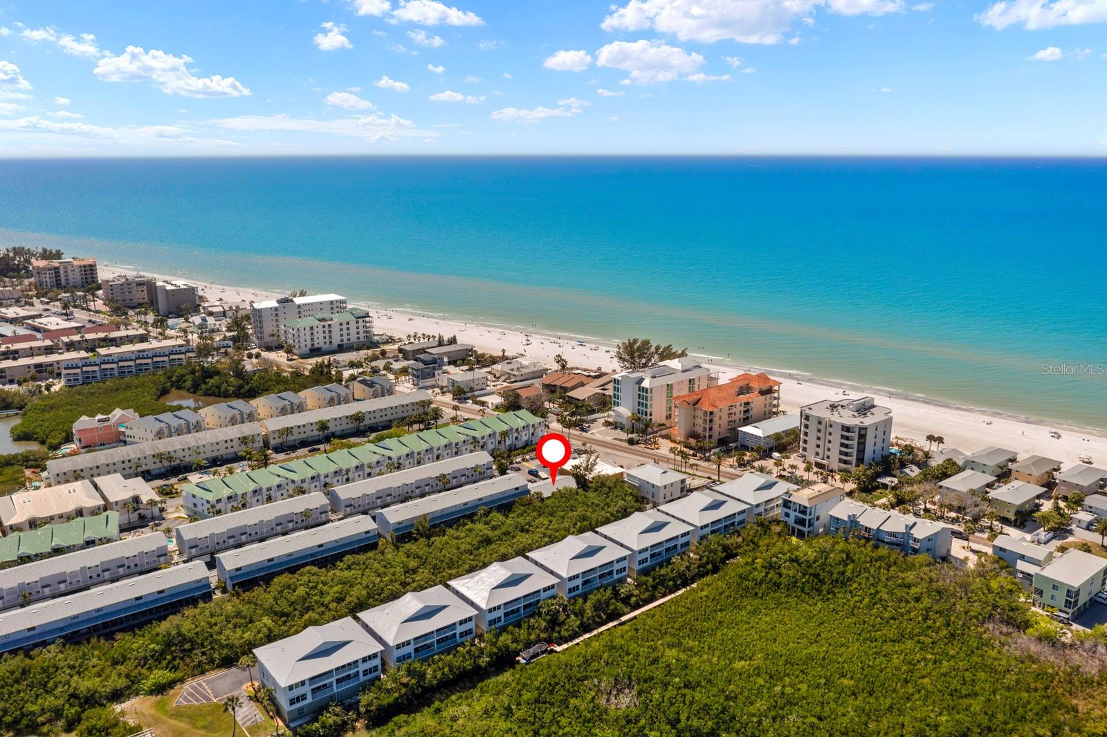 Across from the beach