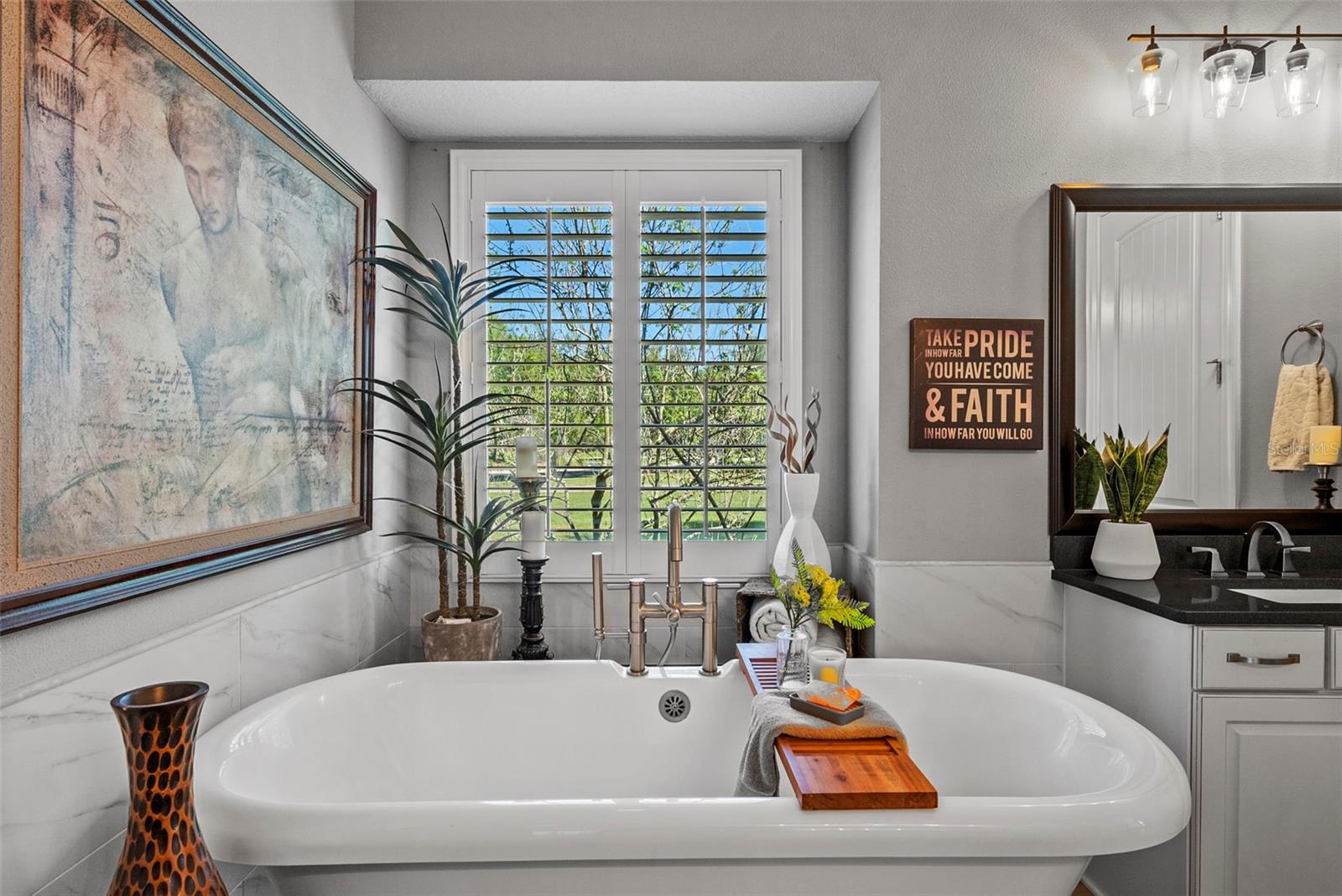 Primary Bath soaking tub