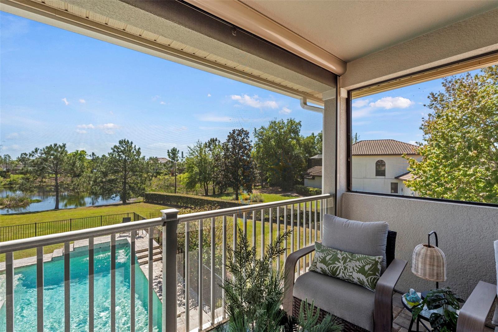 View from 2nd floor balcony