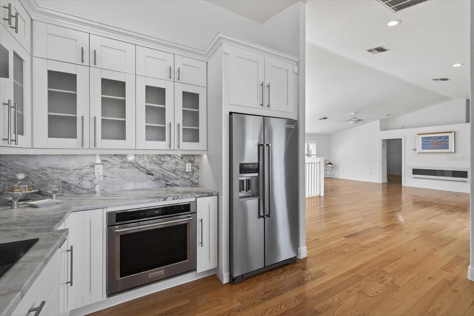 Gourmet kitchen with Kitchen Aid Appliances