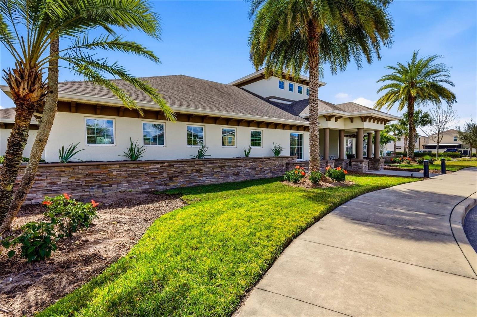 Clubhouse with meeting rooms