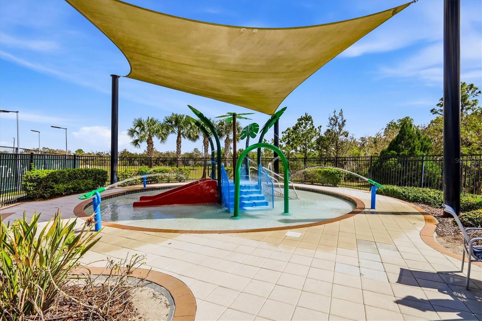 Kiddie splash pad