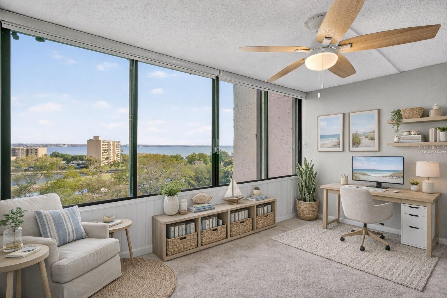 Virtually Staged. Bonus room overlooking Tampa Bay!