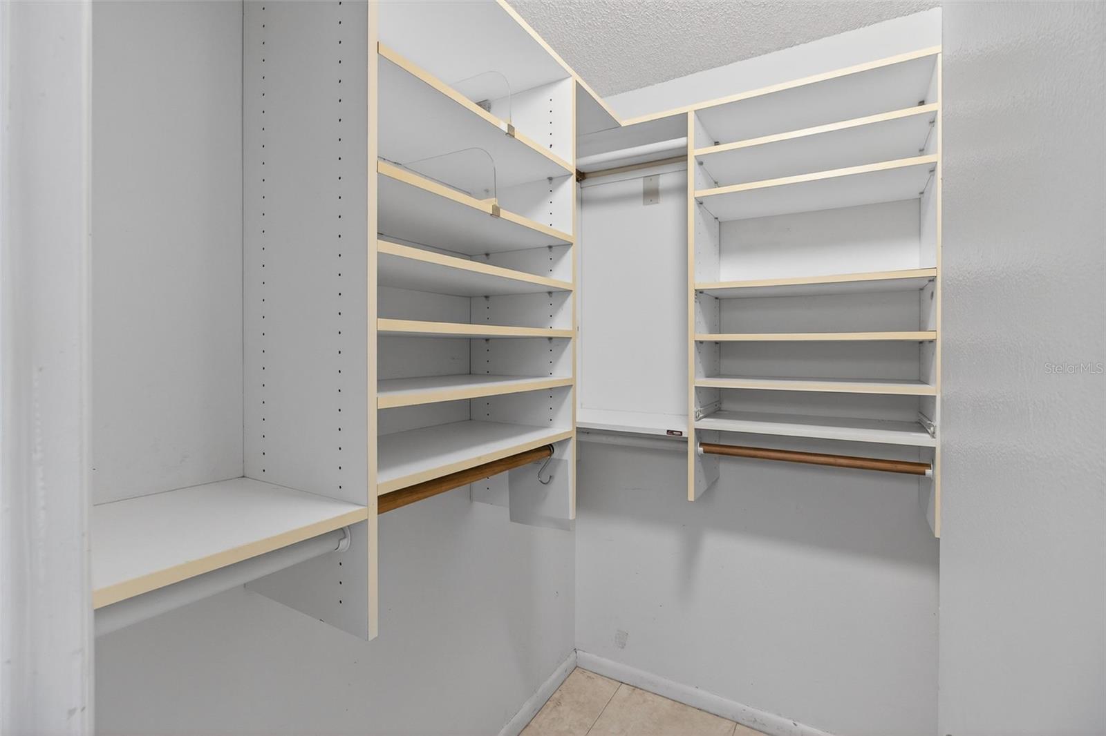 Large walk in closet