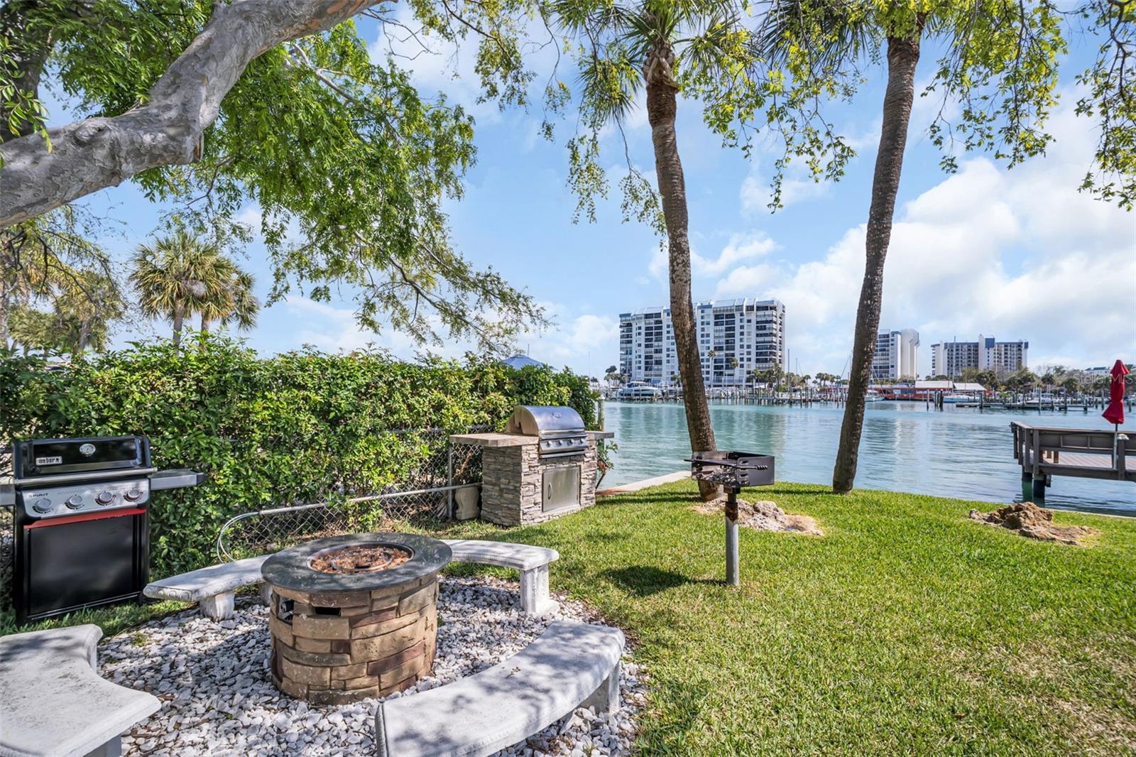 Your private oasis awaits: Grill, fire pit, and starry nights.