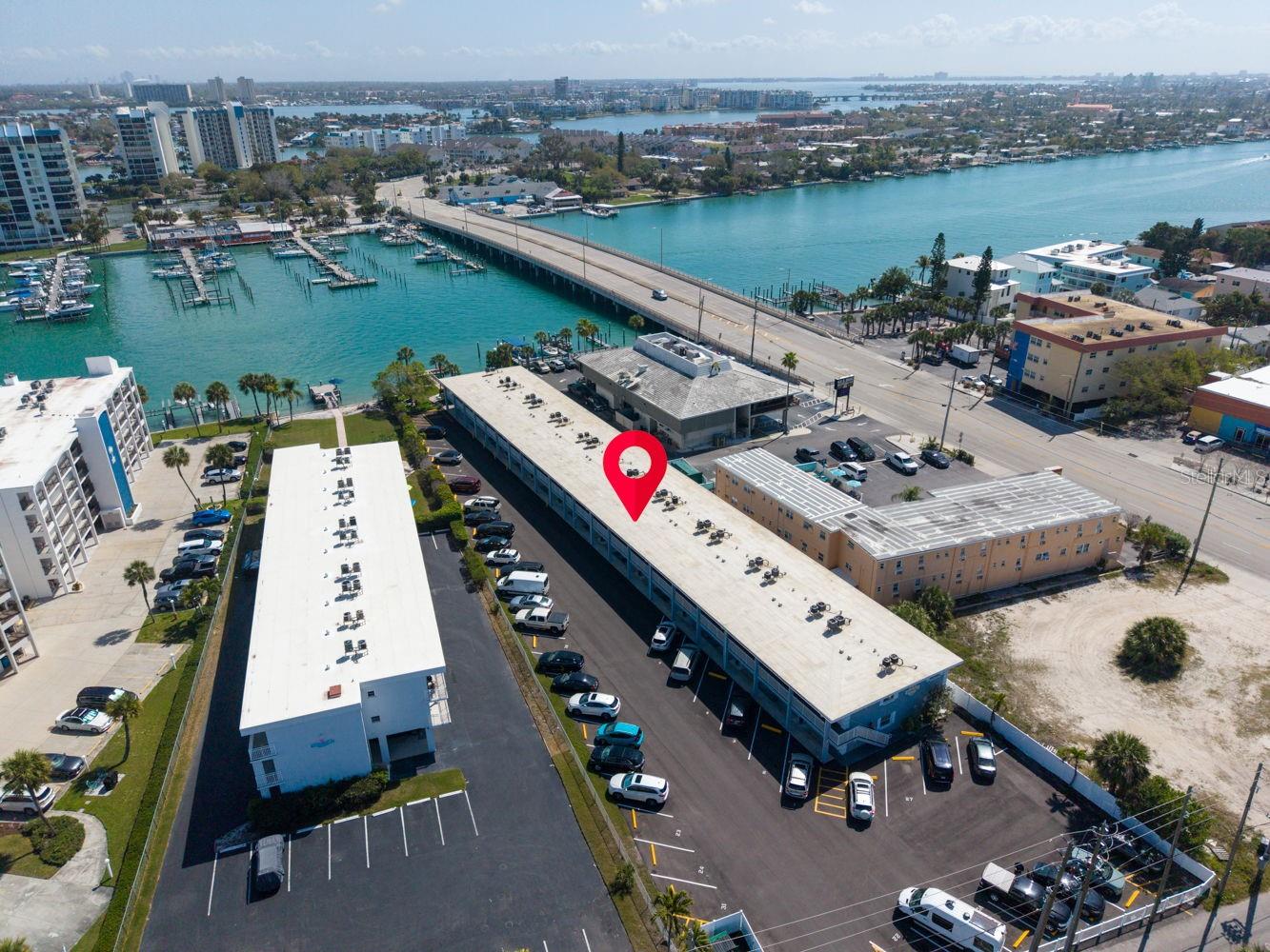 Aerial view of your private paradise.