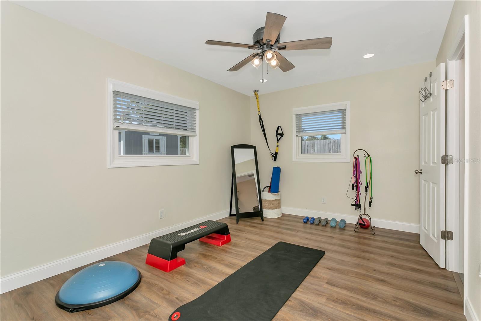 Second Primary en-suite bedroom currently gym room