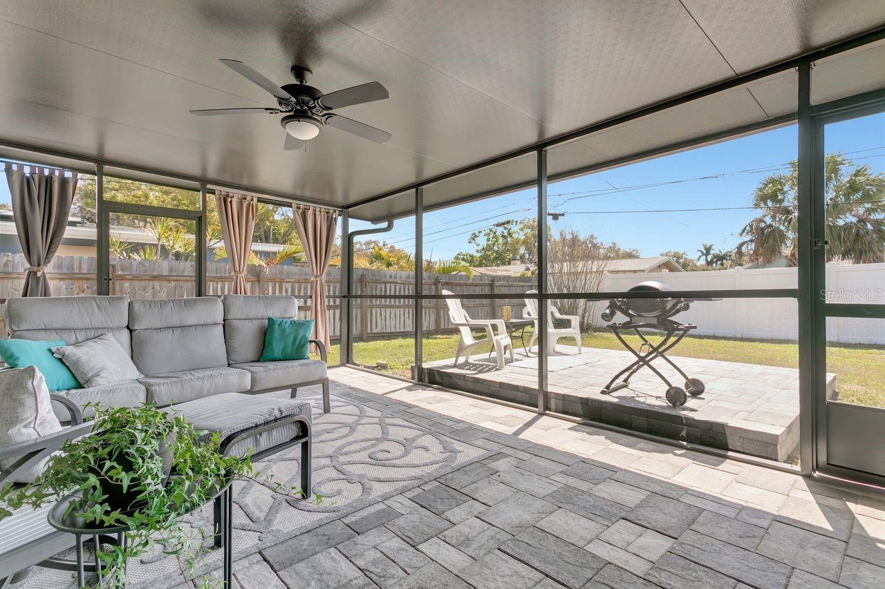 Enjoy the balmy Florida weather in the lanai