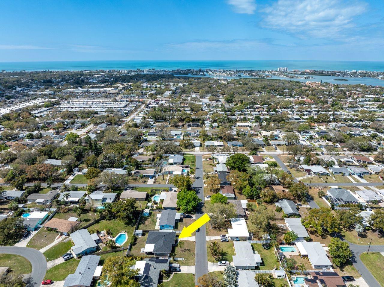 Just over 1.5 miles to the beach