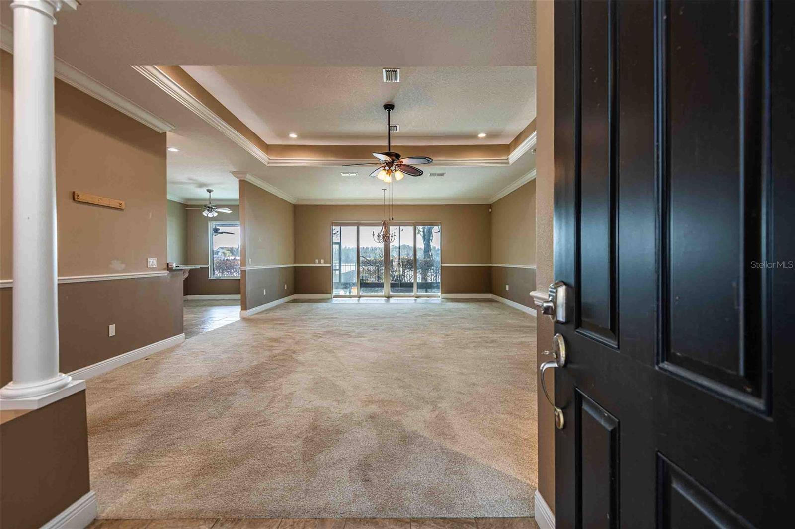 Entry to living room