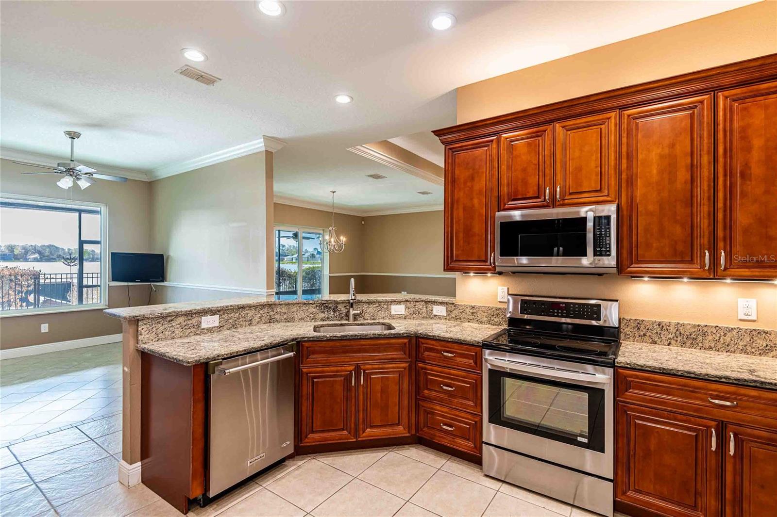 Kitchen with dinette area
