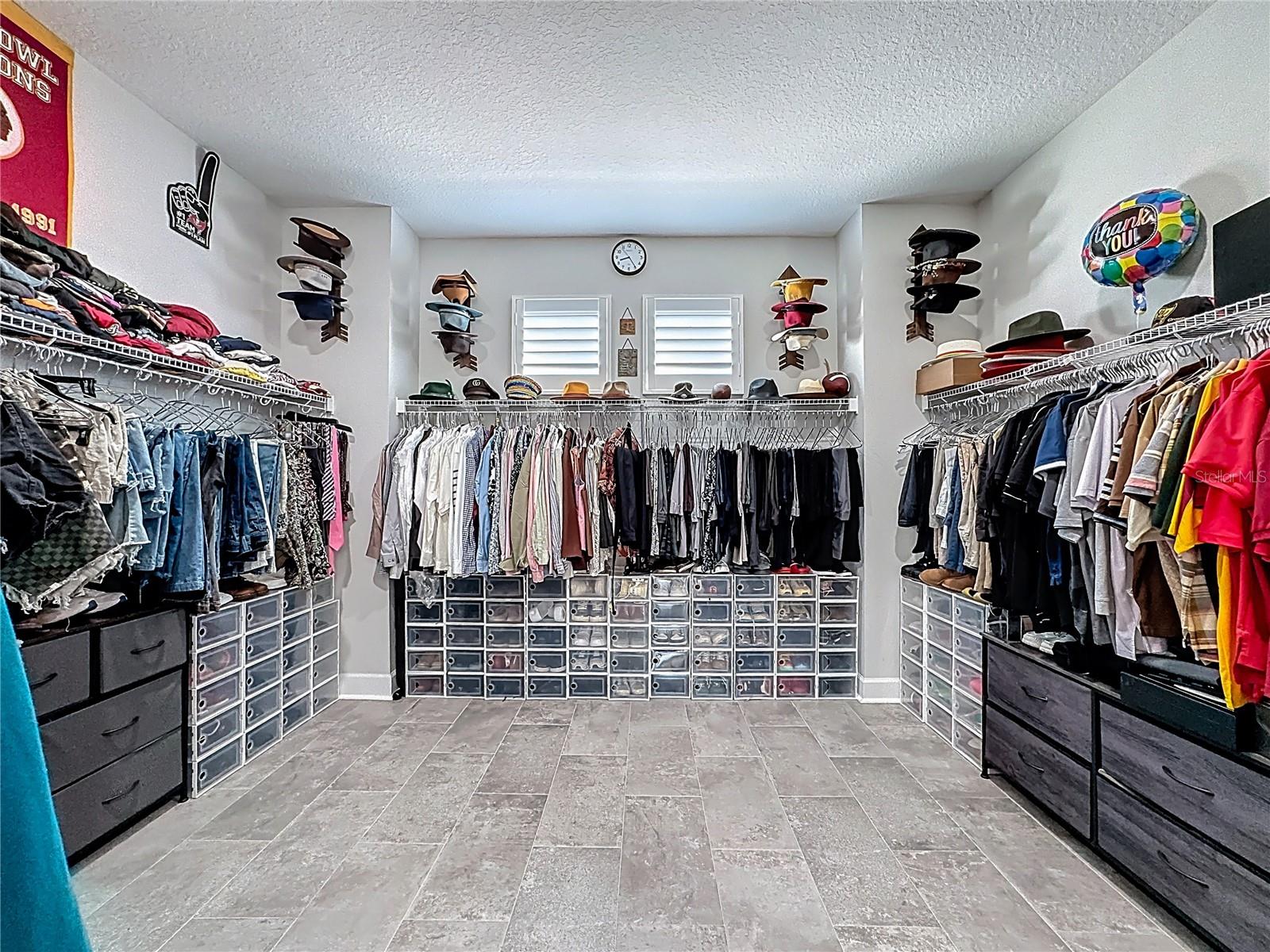 Master closet